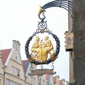 met de trein naar Münster