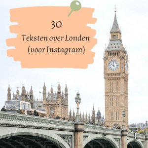 teksten over Londen