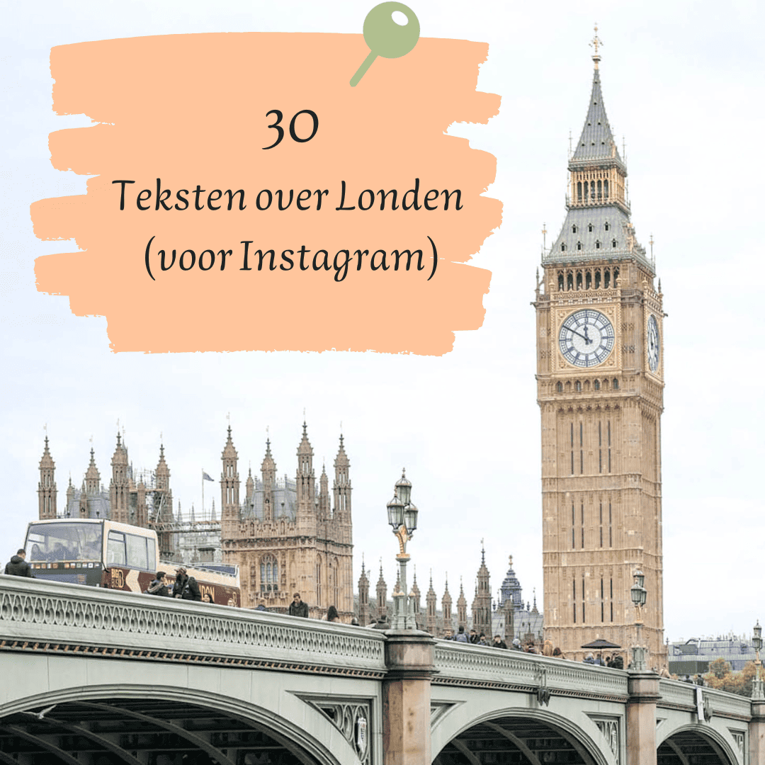 teksten over Londen
