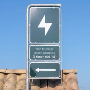elektrische auto naar Denemarken