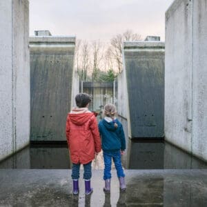 winterwandeling het Waterloopbos met kinderen