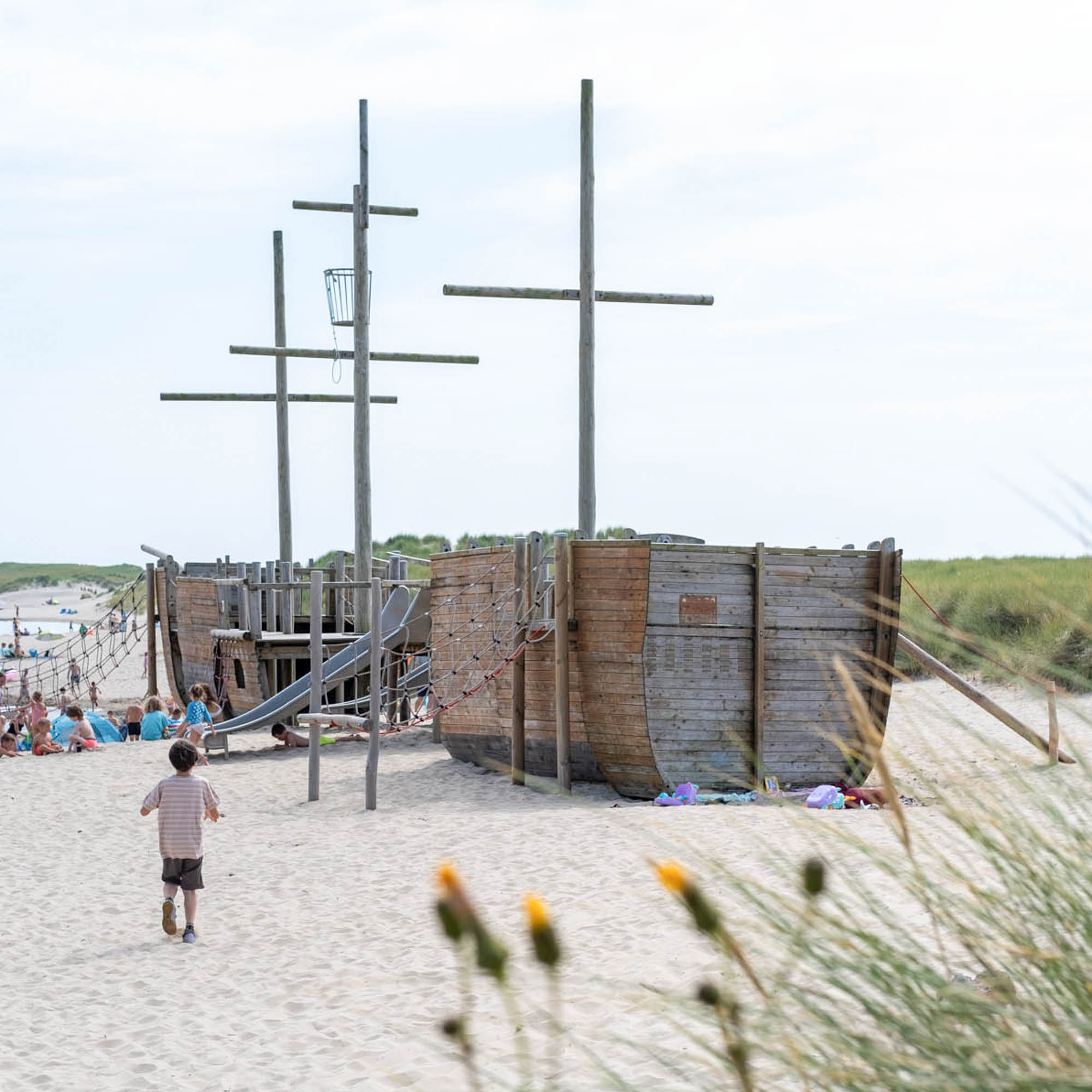 strand Camperduin met kinderen