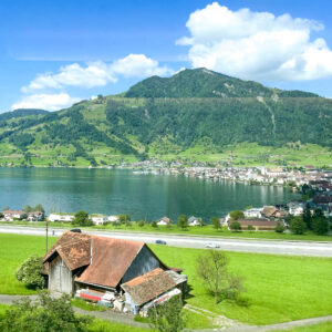 trein naar Zwitserland