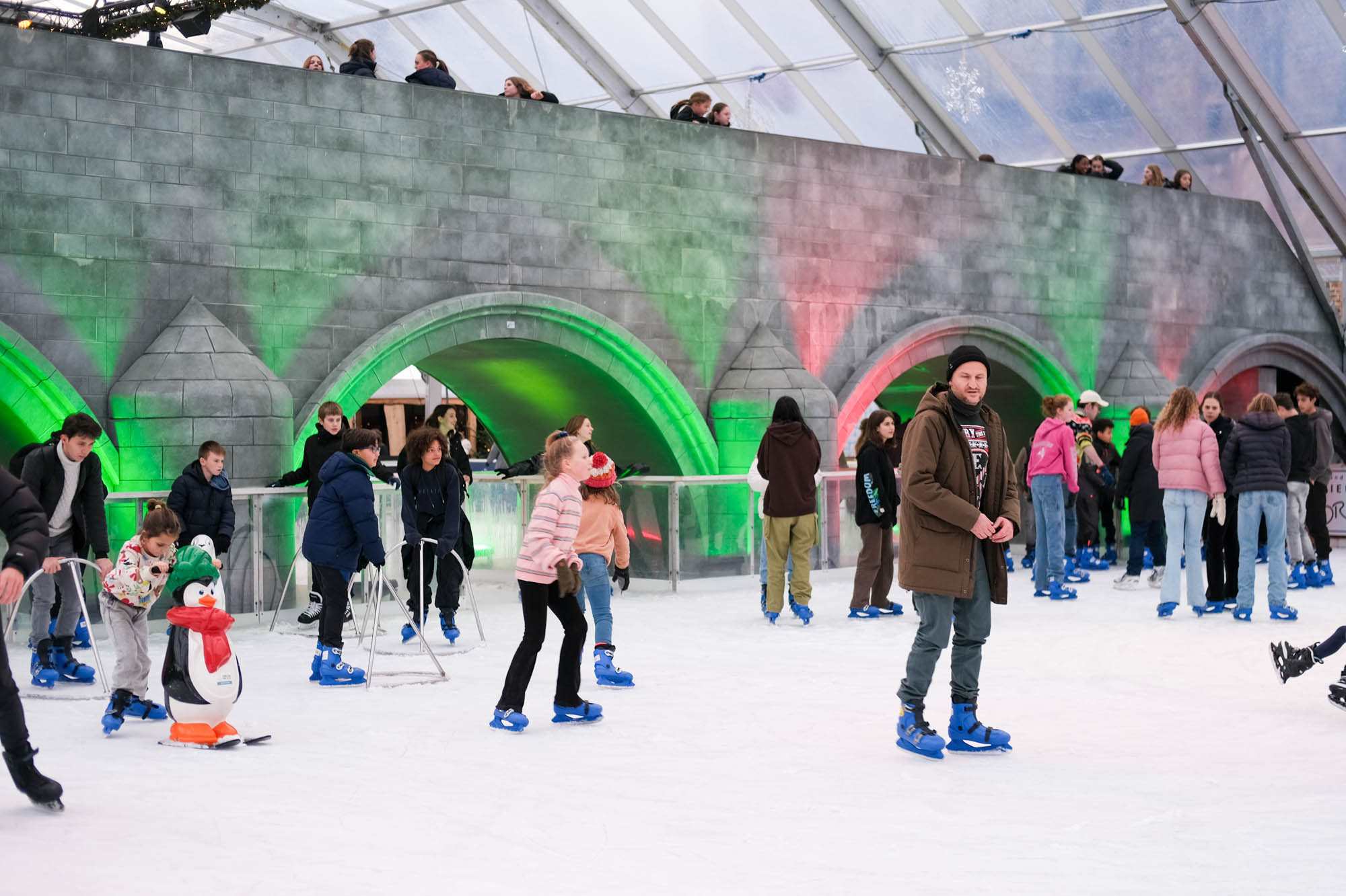 kerstmarkt die na kerst open is