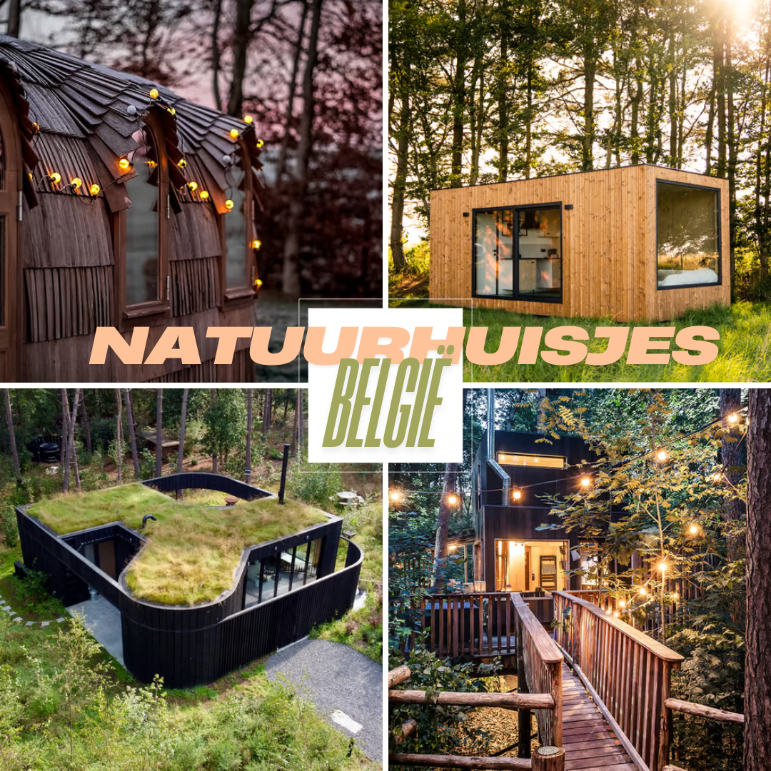 bijzondere natuurhuisjes in België