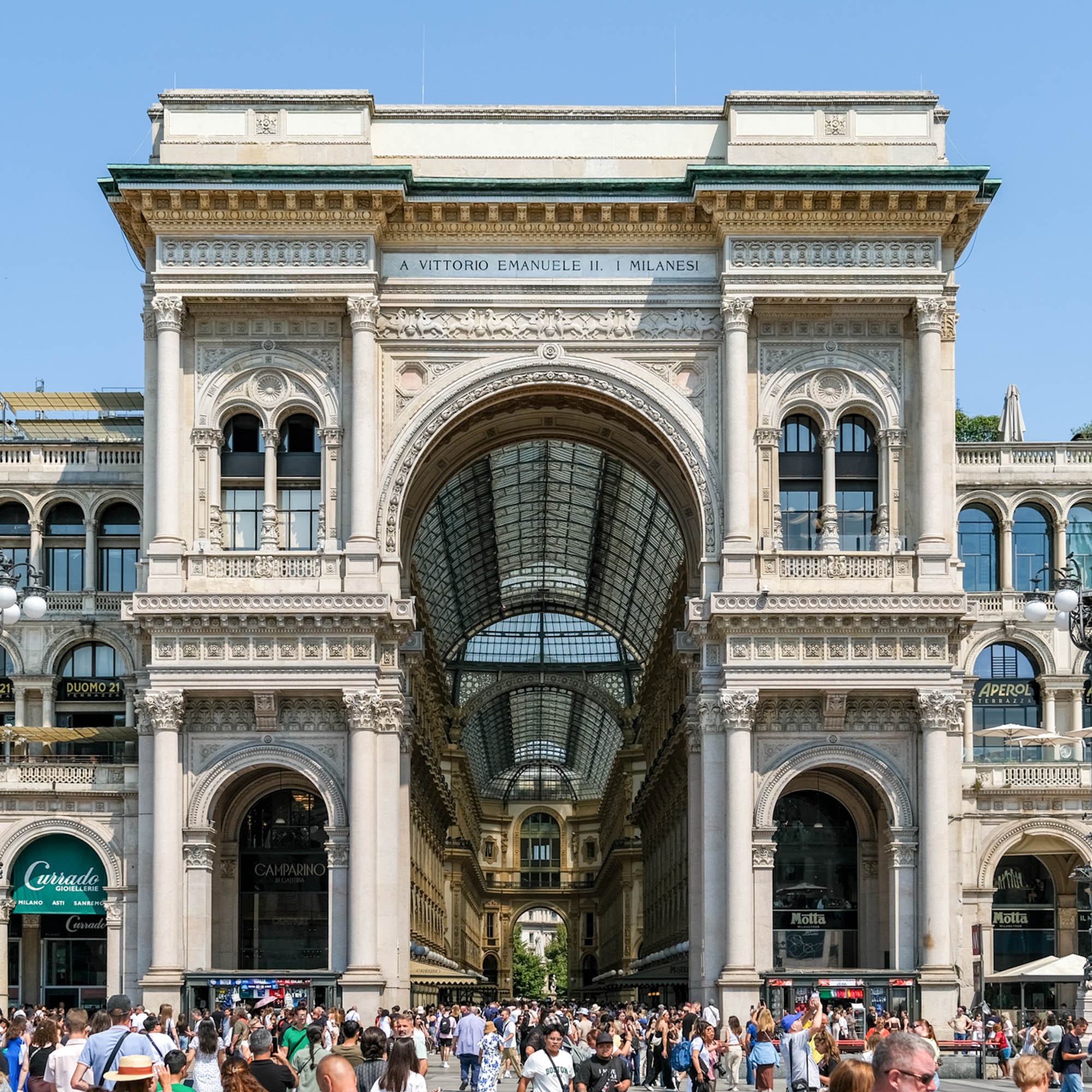 Milaan met een tiener