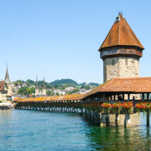 doen warme zomerdag in Luzern