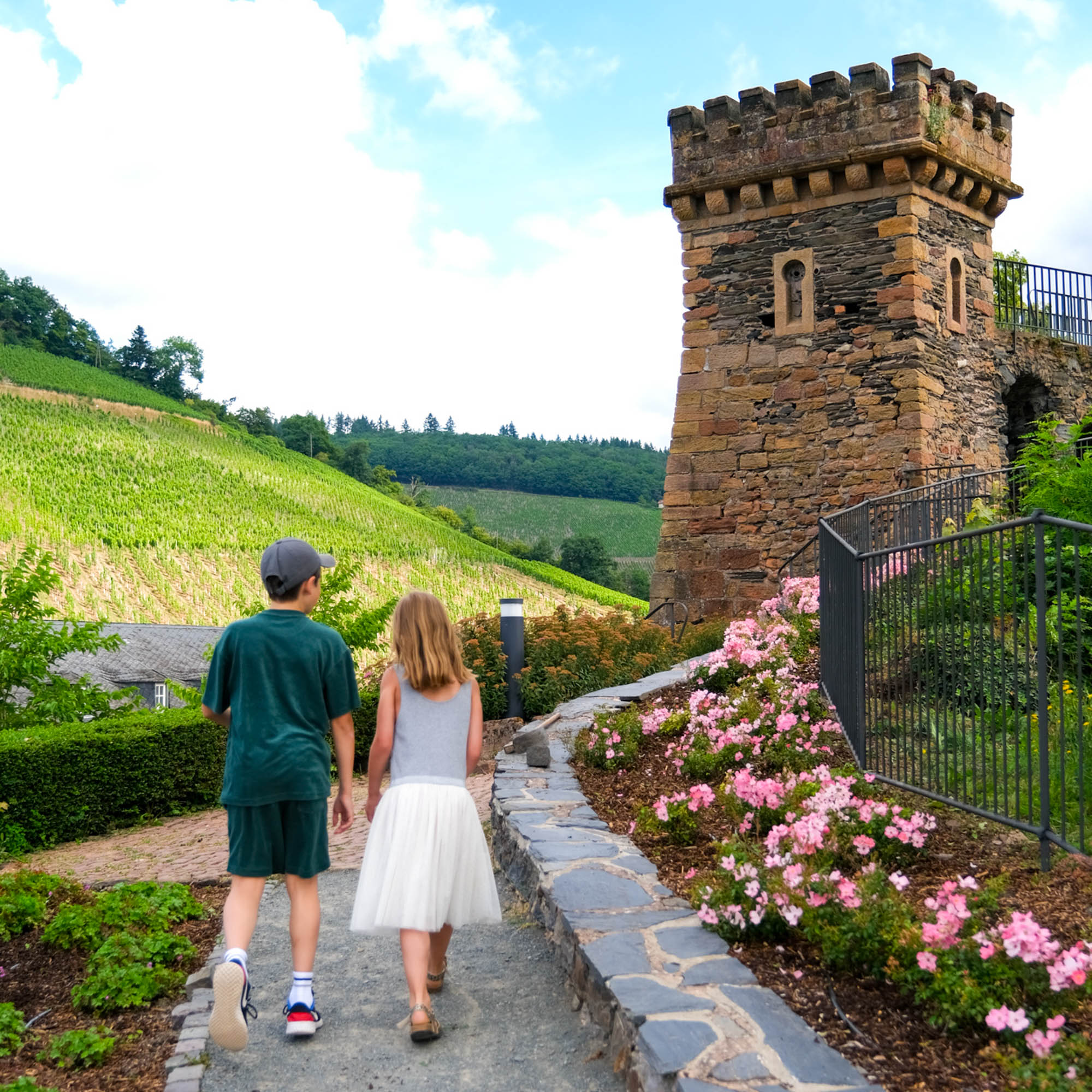 Saarburg met kinderen
